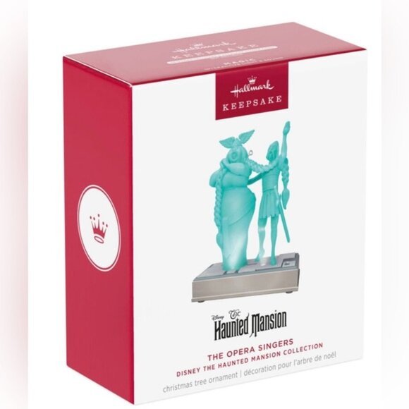 🎵 Hallmark Keepsake Disney Haunted Mansion Opera Singers Ornament 2024 – NIB 🎶 - Picture 1 of 2